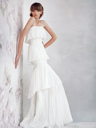 2011 designer special design wedding dress ML005